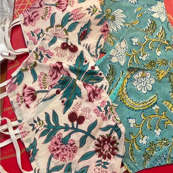 Cotton Floral Washable Face Masks In Boho Print, Reusable, 3 Masks - Picture 5 of 5